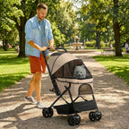 Poussette pour Chien 4 Roues
