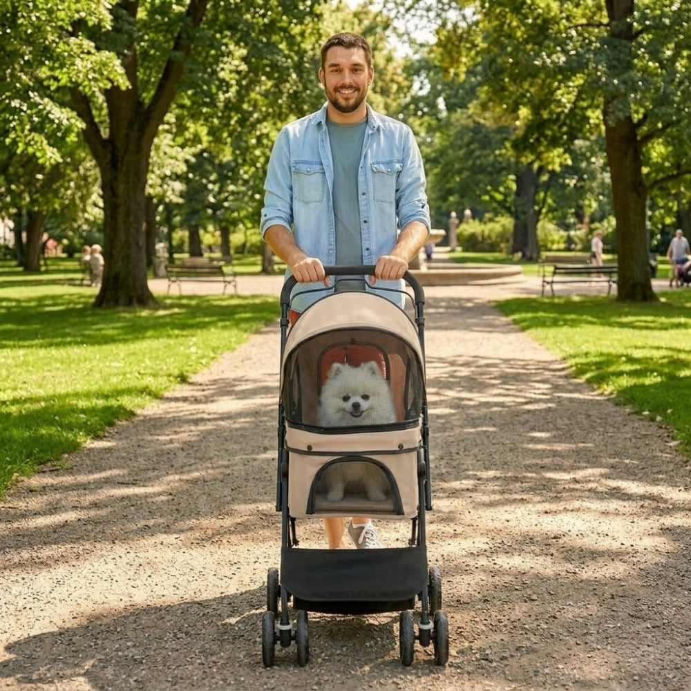 Poussette pour Chien 4 Roues
