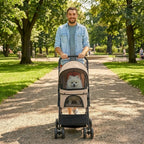 Poussette pour Chien 4 Roues