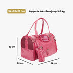 Sac à Main de Transport pour Petit Chien Style Crocodile