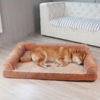 Panier pour Chien Orthopédique Rectangulaire avec Rebords