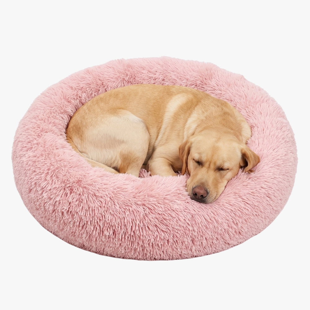 Panier pour Chien Rond Moelleux en Fourrure