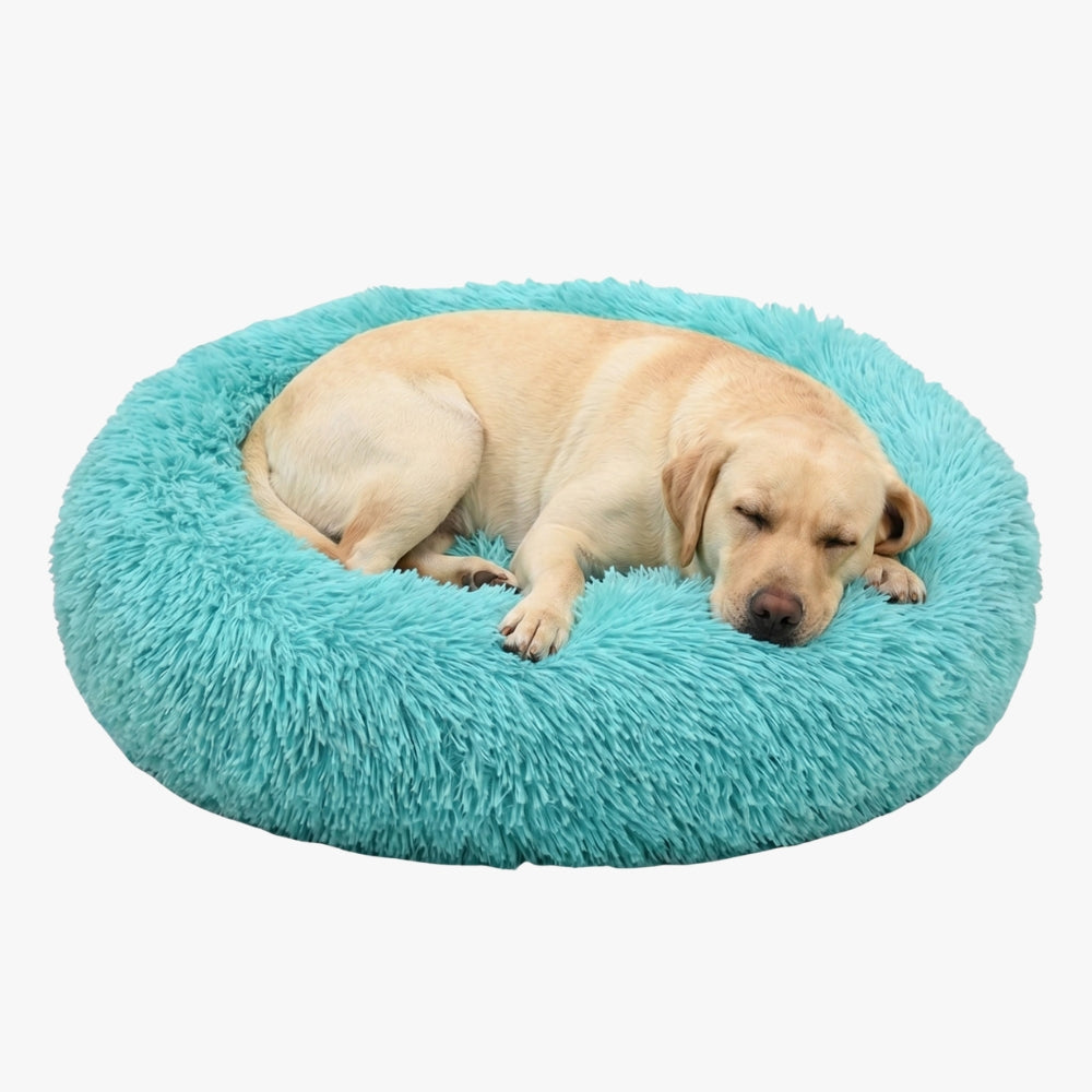 Panier pour Chien Rond Moelleux en Fourrure