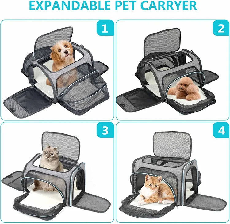 Sac de Transport pour Chien Convertible Lit Moustiquaire - Jusqu'à 7 kg
