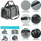 Sac de Transport pour Chien Convertible Lit Moustiquaire - Jusqu'à 7 kg