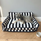 canape-orthopedique-pour-chien-rayures-noir-situation