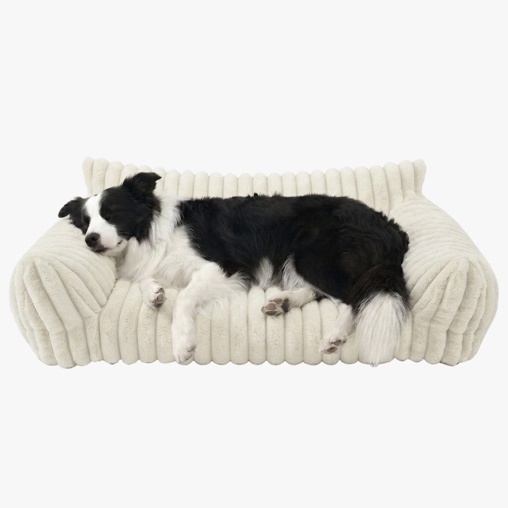 canape-pour-chien-moelleux-cotele-blanc