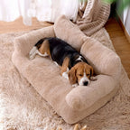 canape-pour-chien-moelleux-et-doux-beige-situation
