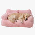 canape-pour-chien-moelleux-et-doux-rose