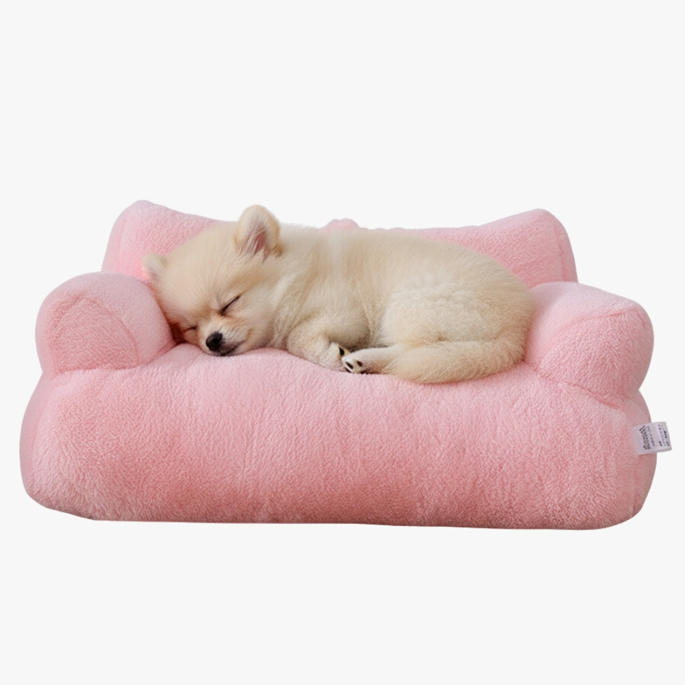 canape-pour-petit-chien-rose