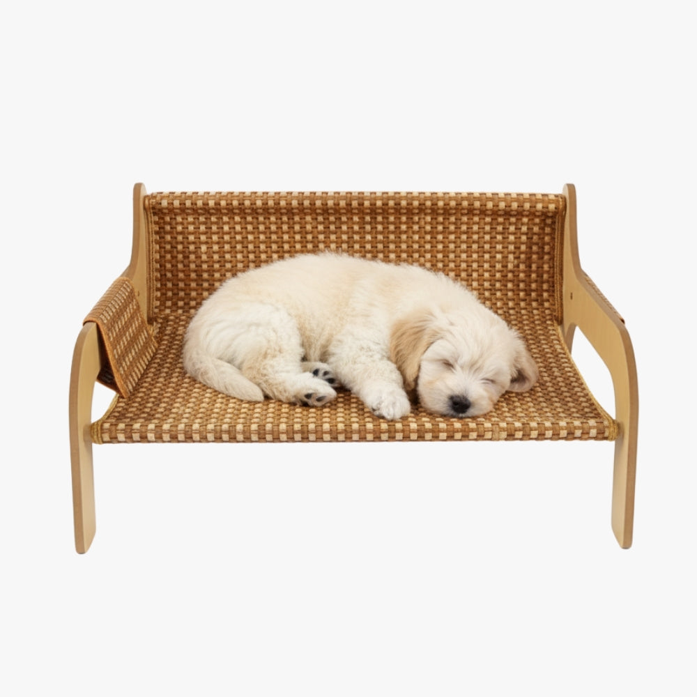 canape-pour-petit-chien-tresse-en-rotin