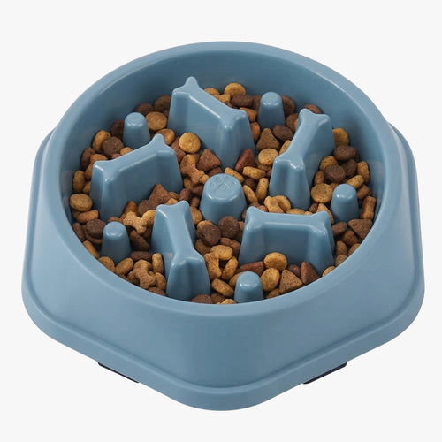 gamelle-anti-glouton-pour-chien-motif-os-bleu