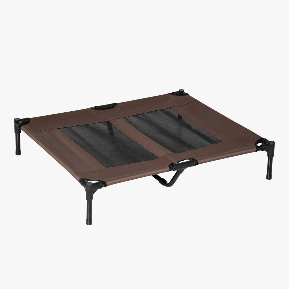lit-de-camp-pour-chien-marron-angle