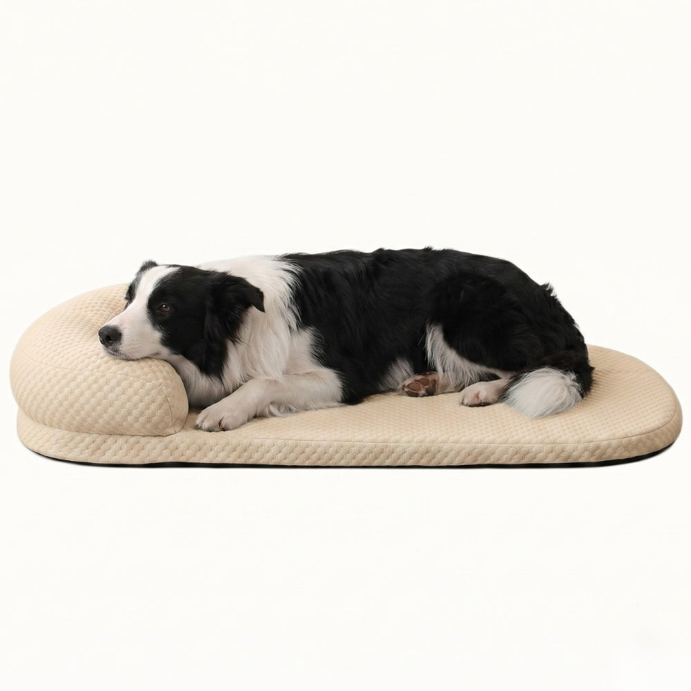 lit-rafraichissant-pour-chien-resistant-aux-morsures-beige