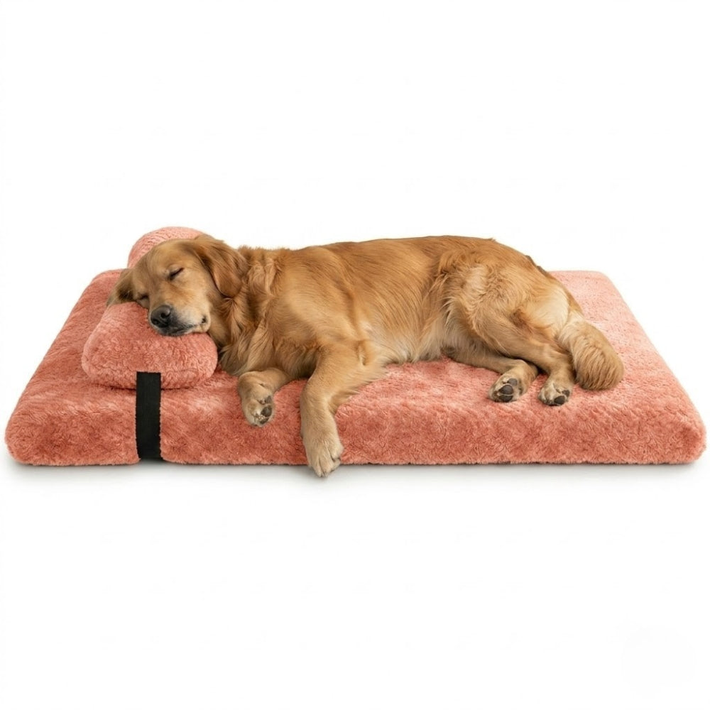 matelas-pour-chien-orthopedique-doux-avec-coussin-rose
