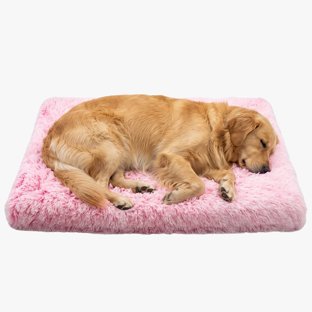 matelas-pour-chien-orthopedique-en-fourrure-rose