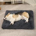 matelas-pour-chien-orthopedique-en-fourrure-situation-gris-fonce