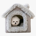 niche-en-fourrure-pour-chien-grise-s