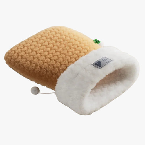 panier-chaussette-pour-chien-marron-clair
