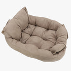 panier-coussin-pour-chien-beige-dessus