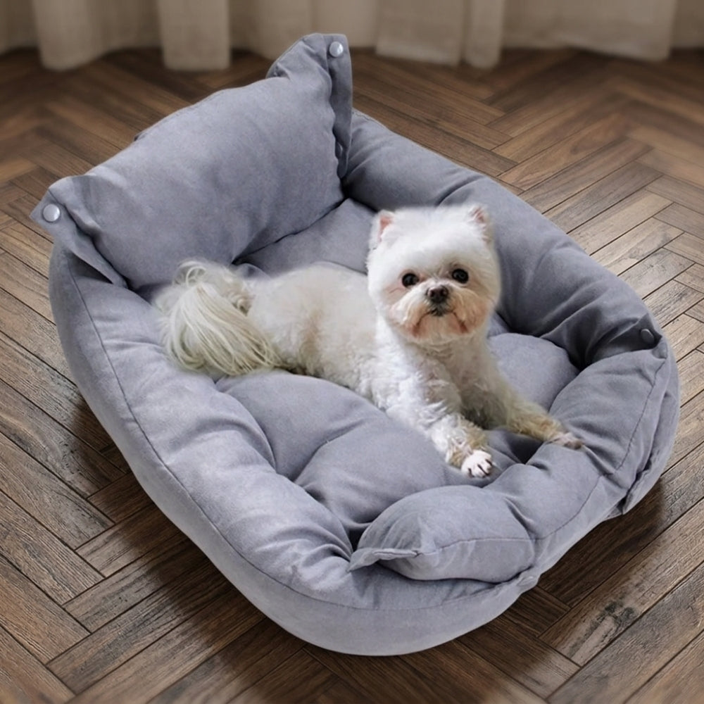 panier-coussin-pour-chien-gris-salon