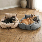 panier-coussin-pour-chien-marron-salon
