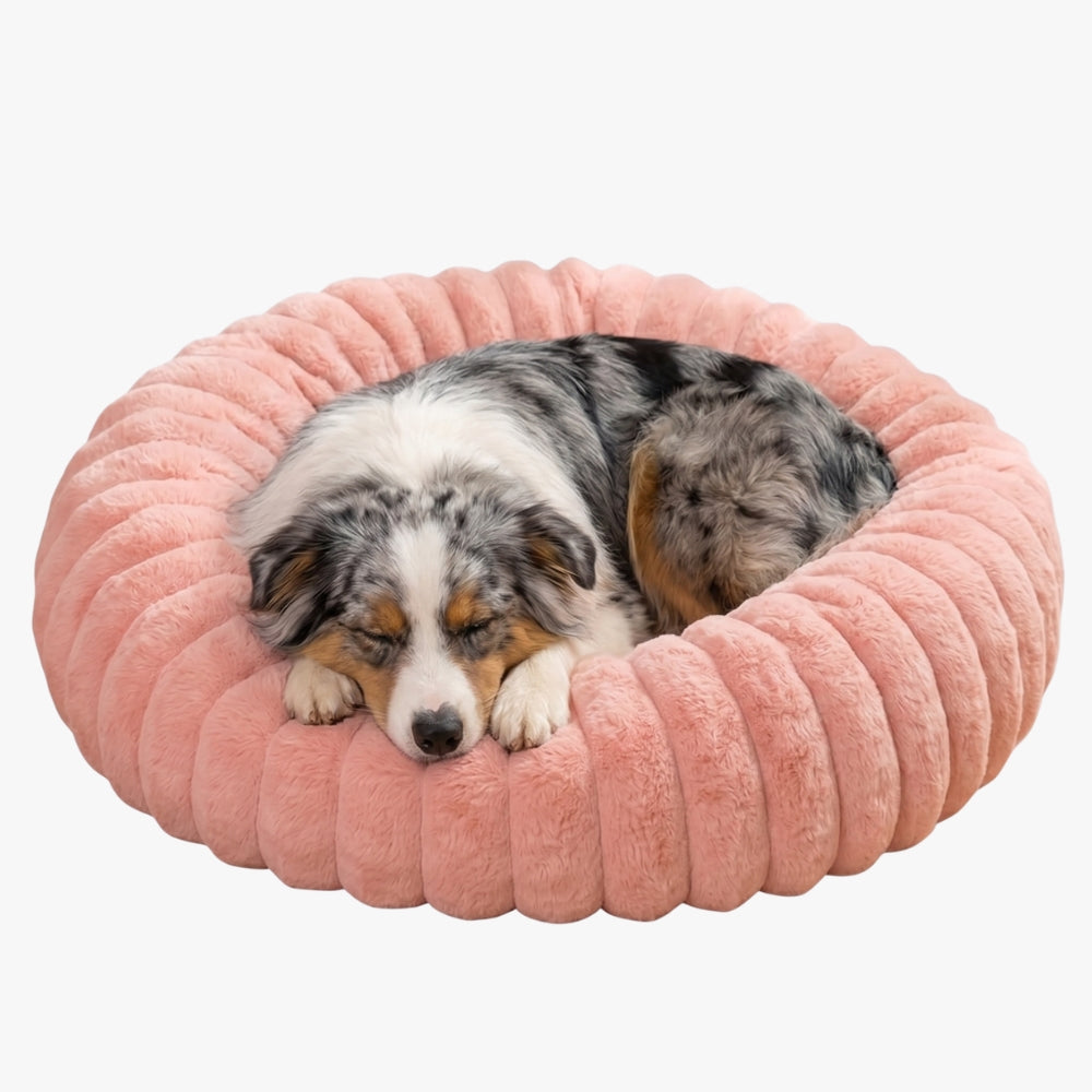 panier-donut-cotele-chien-rose-clair