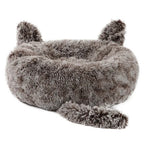 panier-donut-pour-chien-original-gris-brun