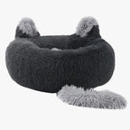 panier-donut-pour-chien-original-noir