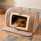 panier-ferme-pour-petit-chien-interieur