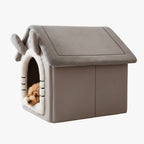 panier-niche-pour-petit-chien-gris-cote