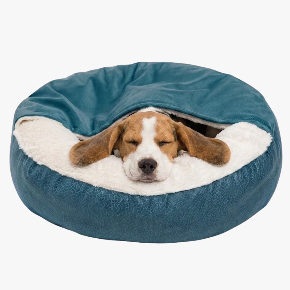 panier-orthopedique-pour-chien-semi-ferme-bleu