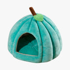 panier-pour-chien-citrouille-bleu-vide