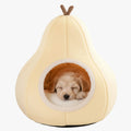 panier-pour-chien-couvert-en-forme-de-poire-jaune