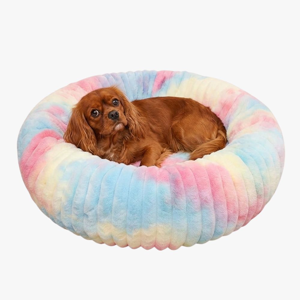 panier-pour-chien-donut-cotele-bleu-beigepanier-pour-chien-donut-cotele-tie-dye