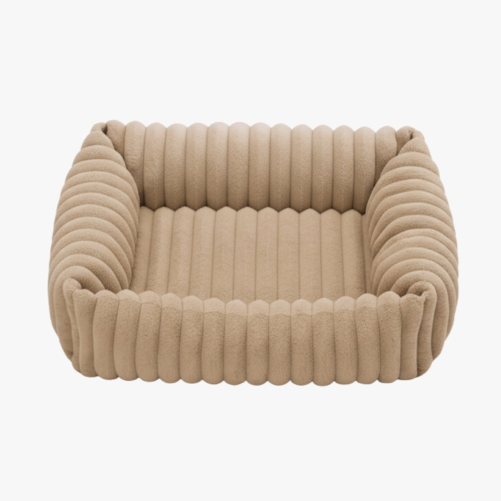 panier-pour-chien-en-velours-cotele-beige-dessus