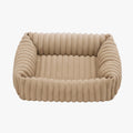 panier-pour-chien-en-velours-cotele-beige-dessus