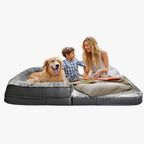 panier-pour-chien-et-humain-famille