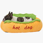 panier-pour-chien-hot-dog-moelleux-avec-coussin-amovible