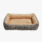 panier-pour-chien-leopard-rectangulaire-beige-vide