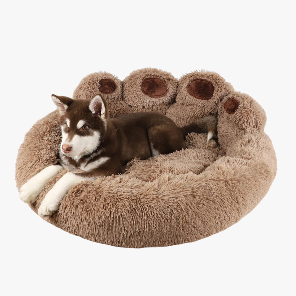 panier-pour-chien-marron-moelleux-en-forme-de-patte