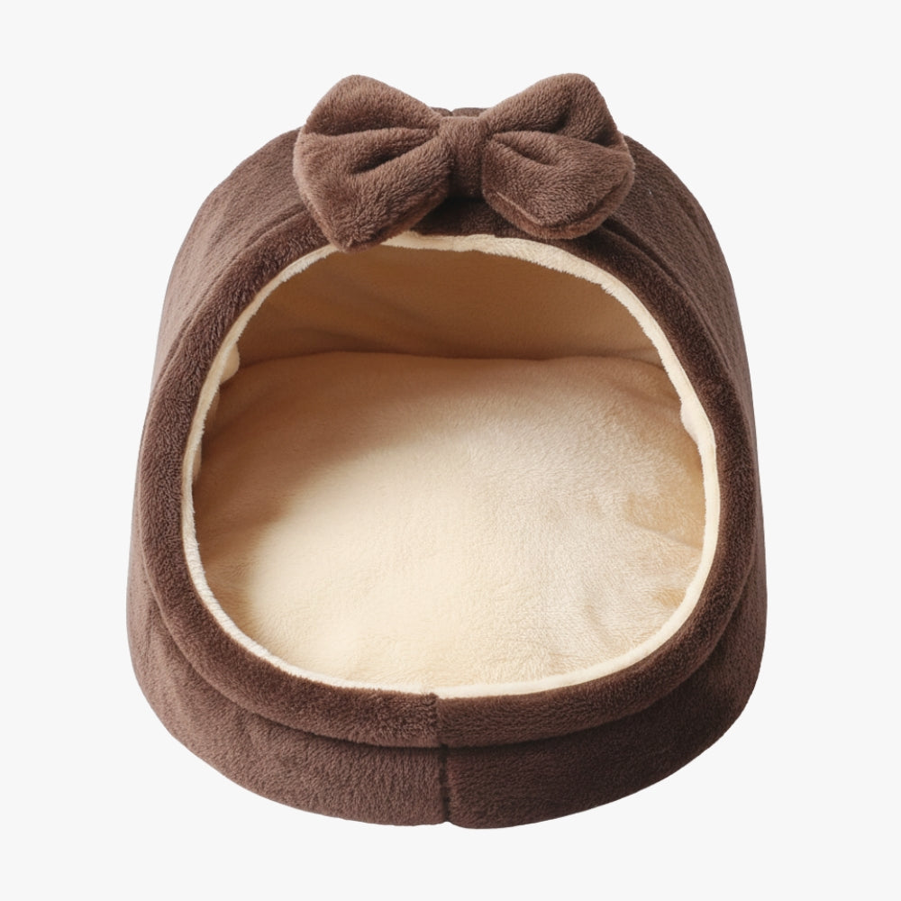 panier-pour-chien-marron-semi-ferme-vide