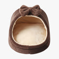 panier-pour-chien-marron-semi-ferme-vide