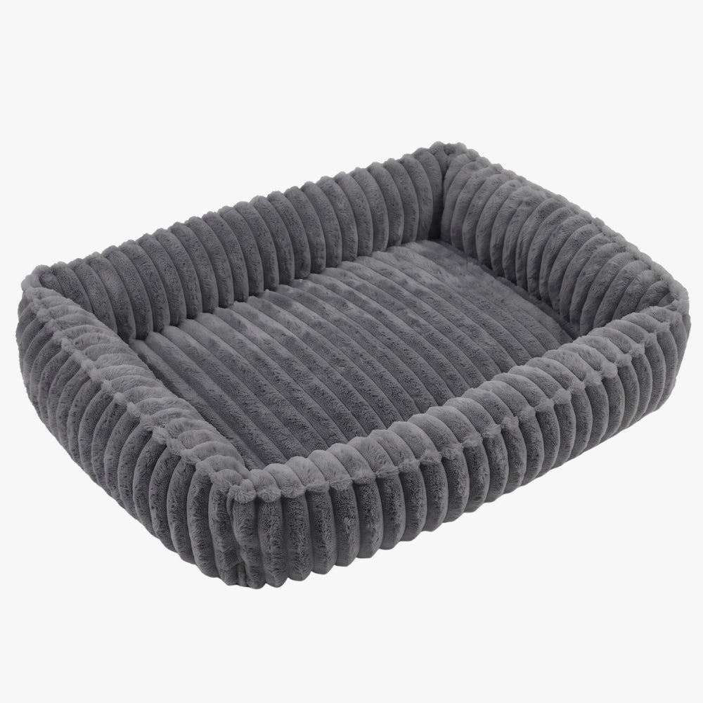 panier-pour-chien-moelleux-rectangulaire-cotele-gris-angle
