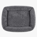 panier-pour-chien-moelleux-rectangulaire-cotele-gris-dessus