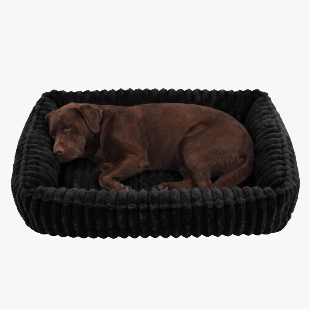 panier-pour-chien-moelleux-rectangulaire-cotele-noir