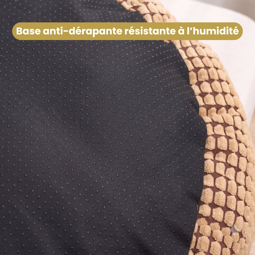 panier-pour-chien-orthopedique-anti-stress-semi-ferme-couverture-closeup-antiderapant