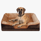 panier-pour-chien-orthopedique-rectangulaire-dehoussable-avec-rebords-marron