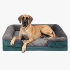 panier-pour-chien-orthopedique-rectangulaire-dehoussable-avec-rebords-vert