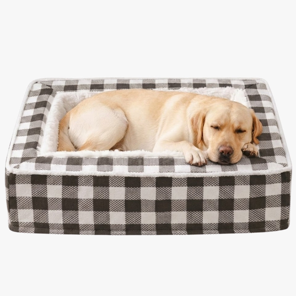 panier-pour-chien-rectangulaire-carreaux-anti-stress-interieur-fourrure-marron